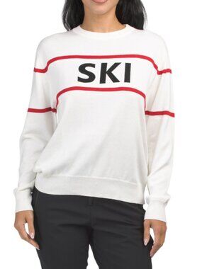RUNWAY ATHLETICS Embroidered Ski Sweater